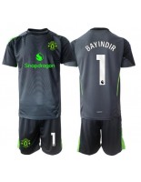 Otroške Nogometnih dresov Manchester United Altay Bayindir #1 Vratar Gostujoči 2025-26 Kratki rokavi (+ hlače)